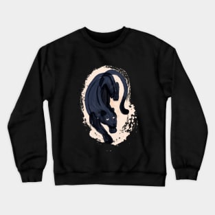 Painterly Panther Crewneck Sweatshirt
